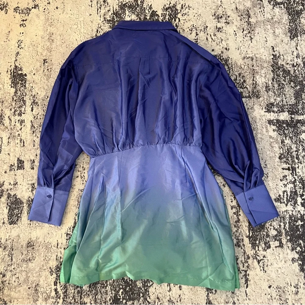 Revolve Bardot Malira Ombré Shirtdress - Picture 4 of 7